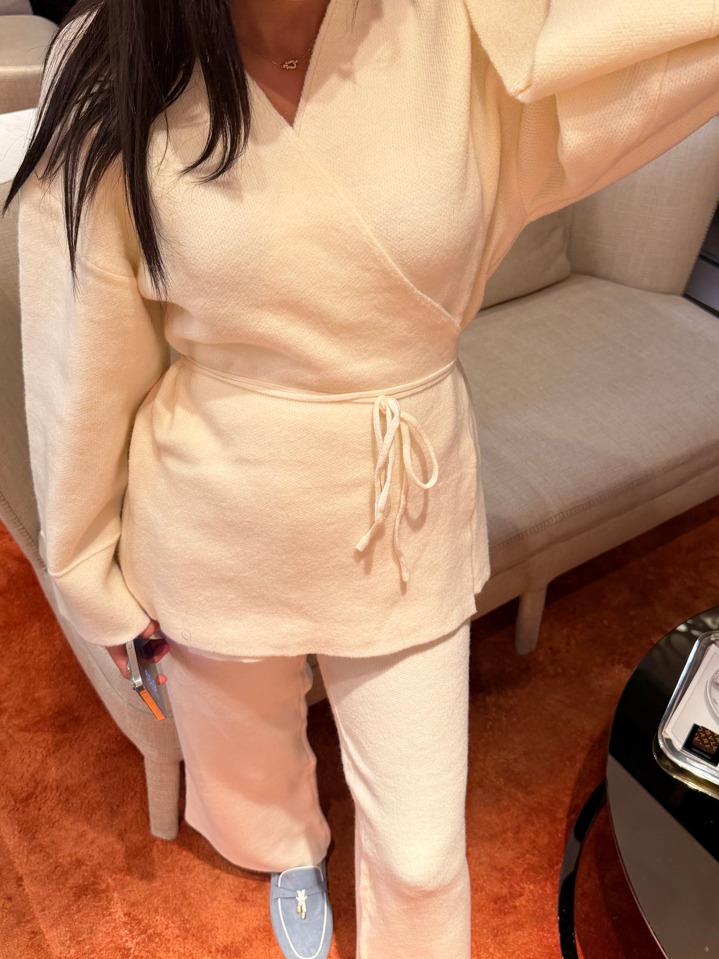 Ensemble croisé – Crème