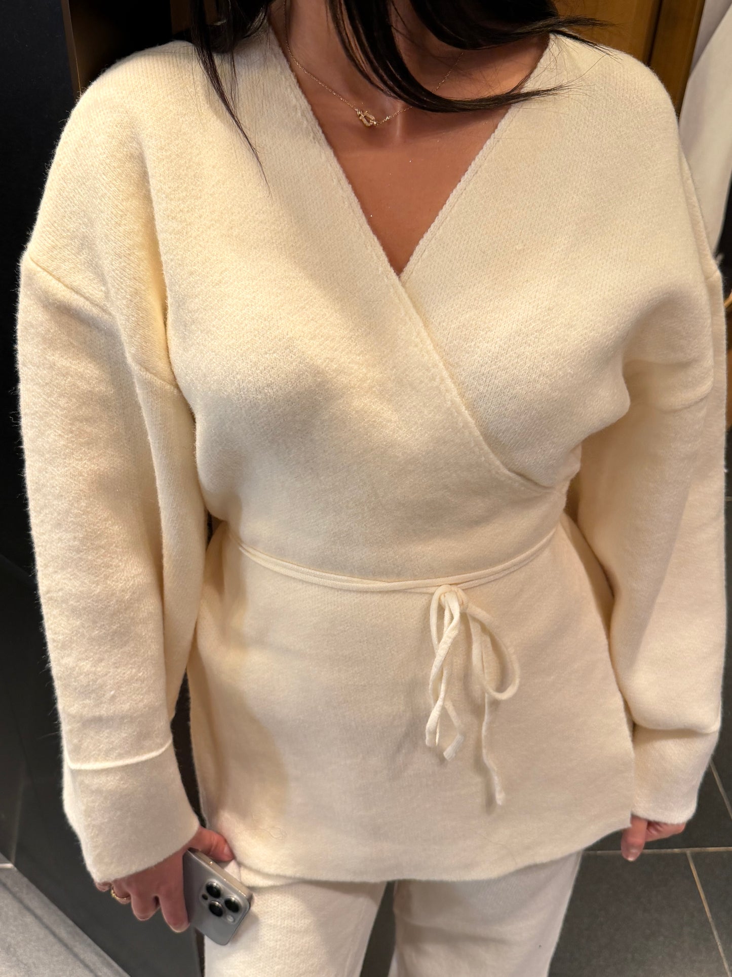 Ensemble croisé – Crème